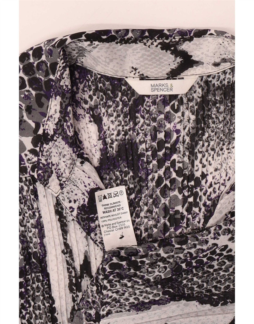 Camicetta a maniche lunghe da donna Marks & Spencer UK 8 Small Viola