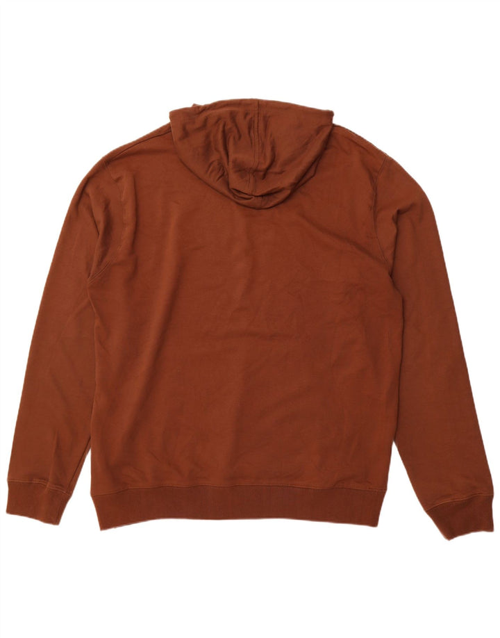 INVICTA Mens Graphic Hoodie Jumper 2XL Brown Cotton