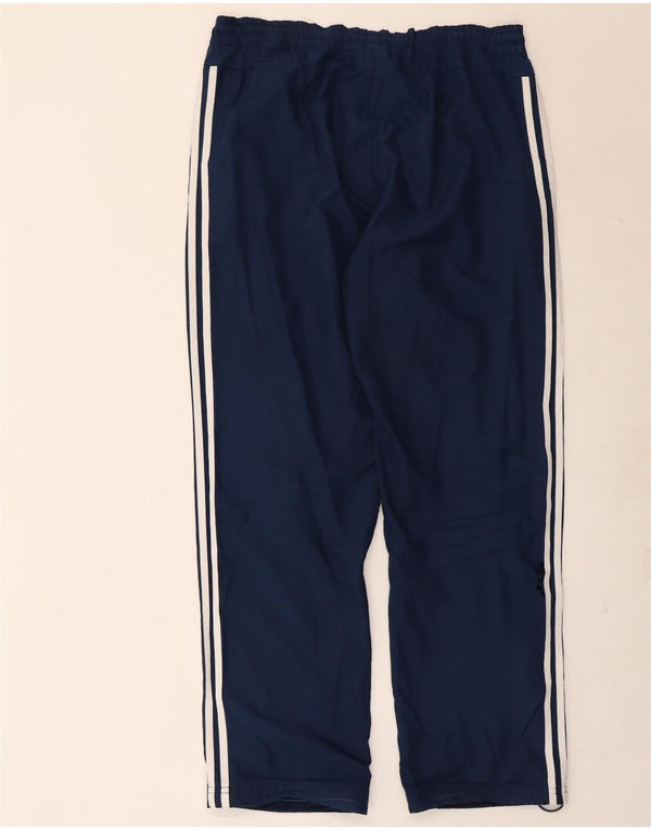 Pantaloni da tuta da uomo Adidas UK 44/46 Large Blu Navy Poliestere