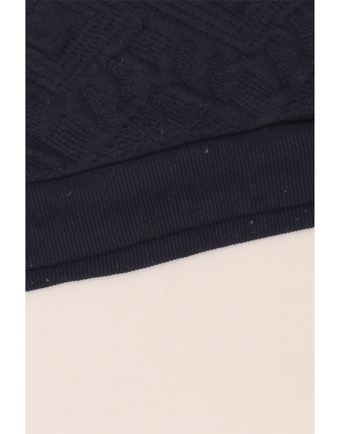 Zara Uomo Felpa Maglione Piccolo Blu Navy Argyle/Diamante