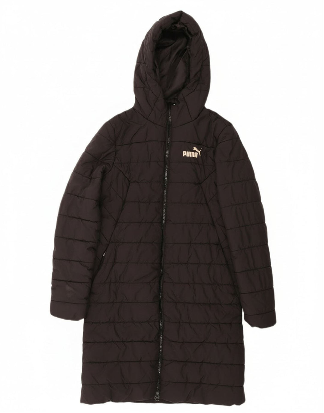 Cappotto imbottito con cappuccio da donna Puma UK 6 XS poliestere nero