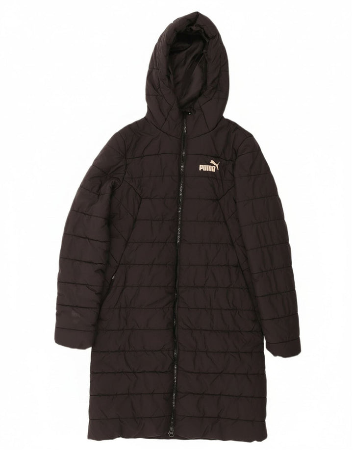 Cappotto imbottito con cappuccio da donna Puma UK 6 XS poliestere nero