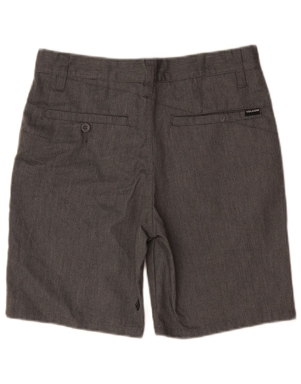 Pantaloncini chino da uomo Volcom W28 piccoli in poliestere grigio