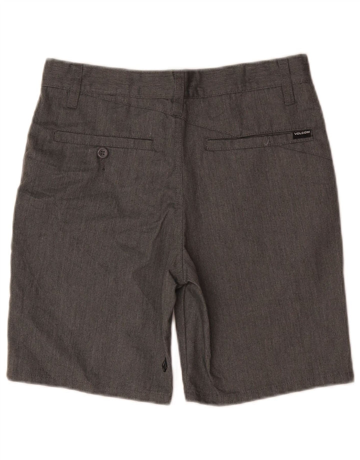 Pantaloncini chino da uomo Volcom W28 piccoli in poliestere grigio