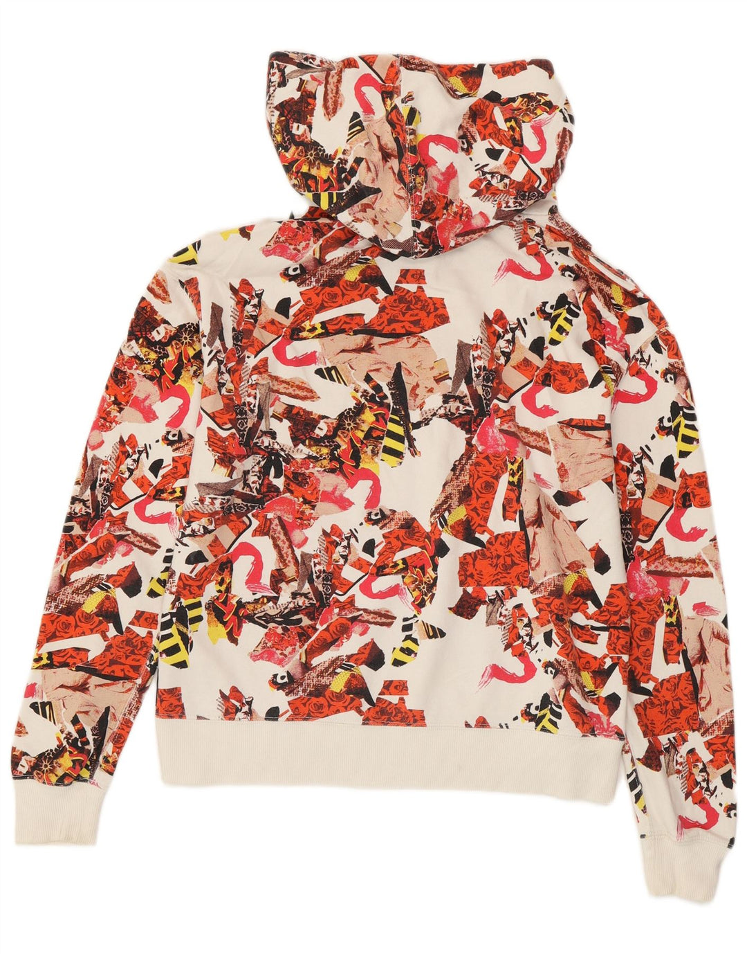 CONVERSE Felpa con cappuccio da donna con motivo astratto UK 10 Small multicolore