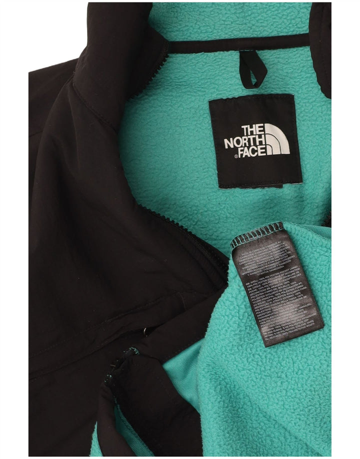 THE NORTH FACE Giacca in pile da uomo UK 36 Piccolo color turchese