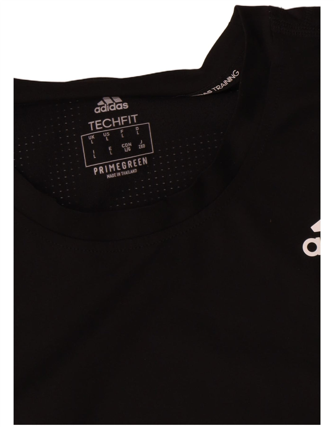 Canotta Adidas Aeroready da uomo grande in poliestere nero