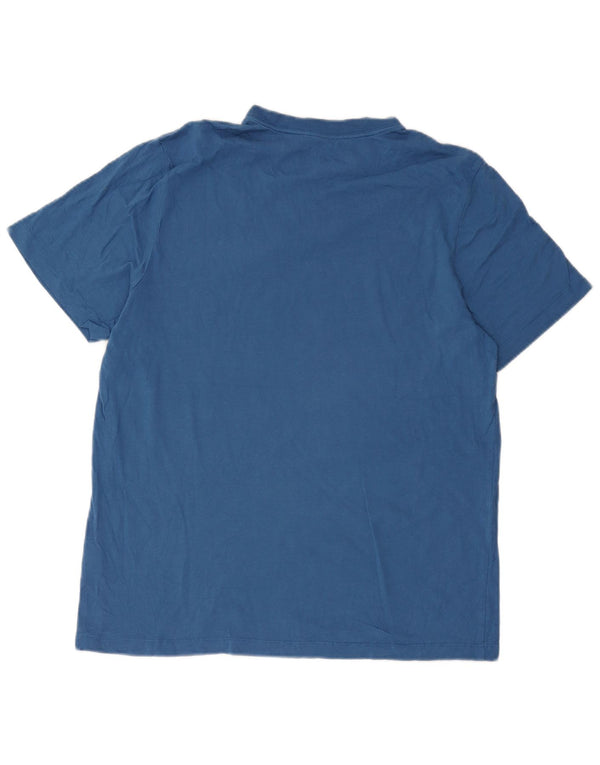 T-shirt da uomo Nike Top Large in cotone blu