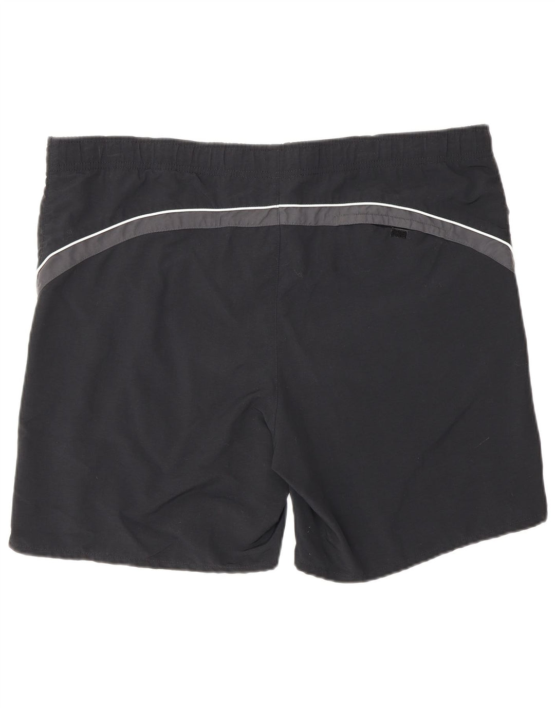 Pantaloncini da bagno da uomo Fila Large in nylon color block nero