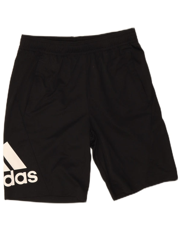 Pantaloncini sportivi Adidas Climacool Graphic da ragazzo 13-14 anni Large neri