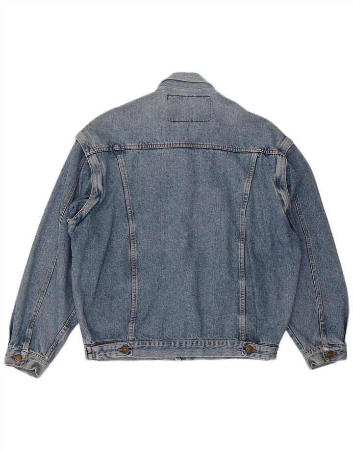 Casucci Giacca in denim da uomo vestibilità regolare UK 38 Blu medio