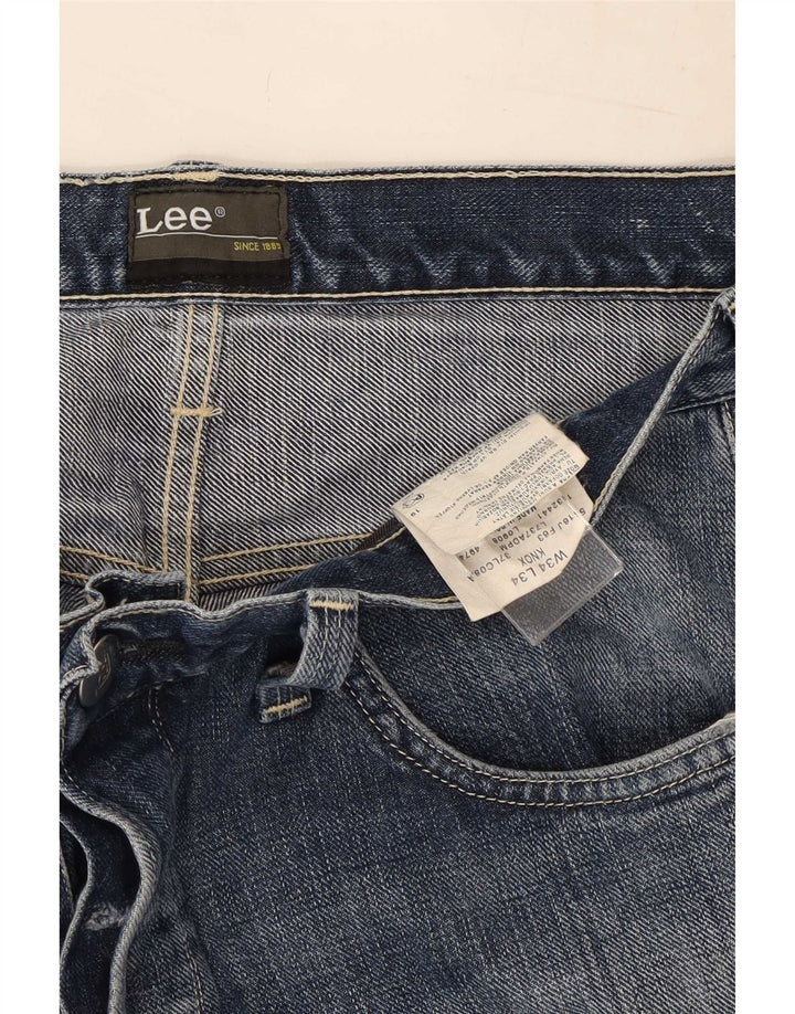 Jeans dritti da donna Lee W34 L29 cotone blu