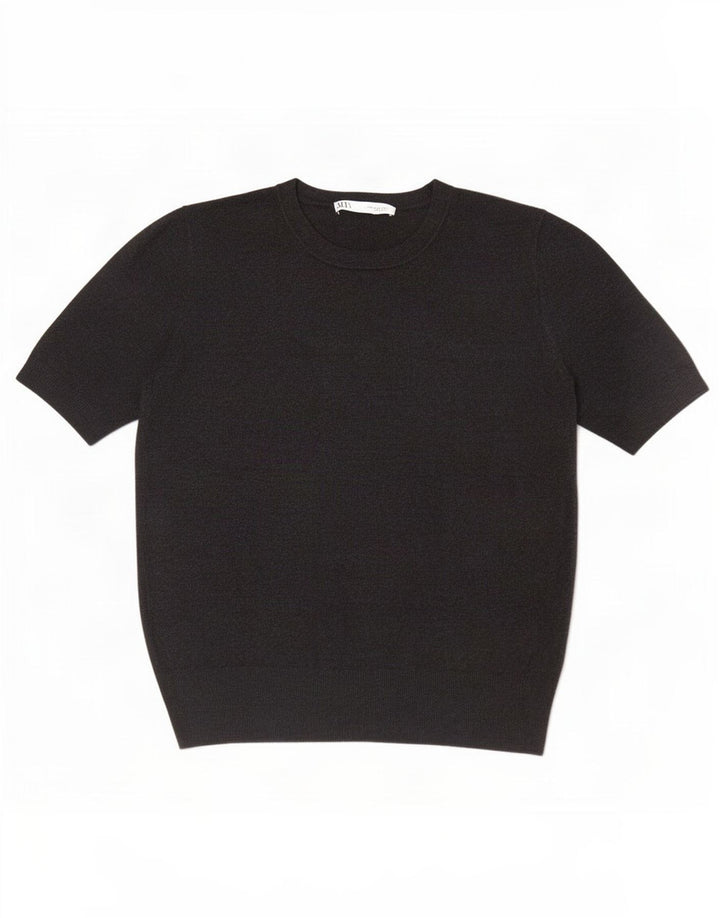 Camicetta a maniche corte da donna Zara UK 12 Grigio medio