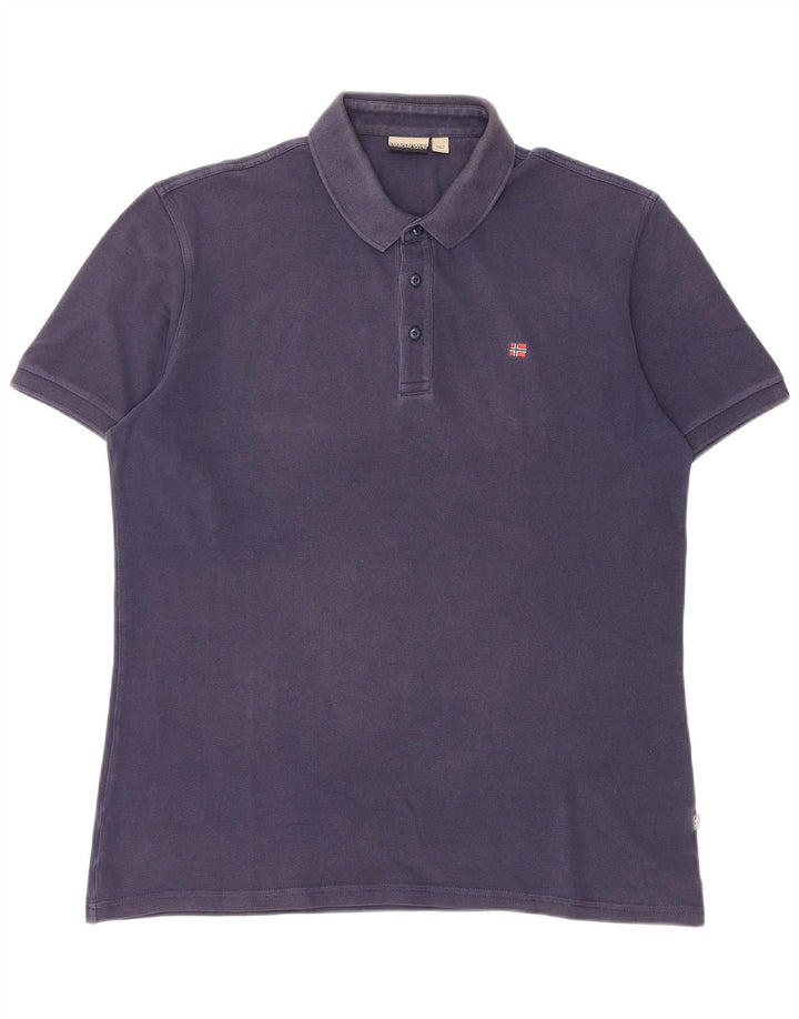 Polo da uomo Napapijri XL blu navy