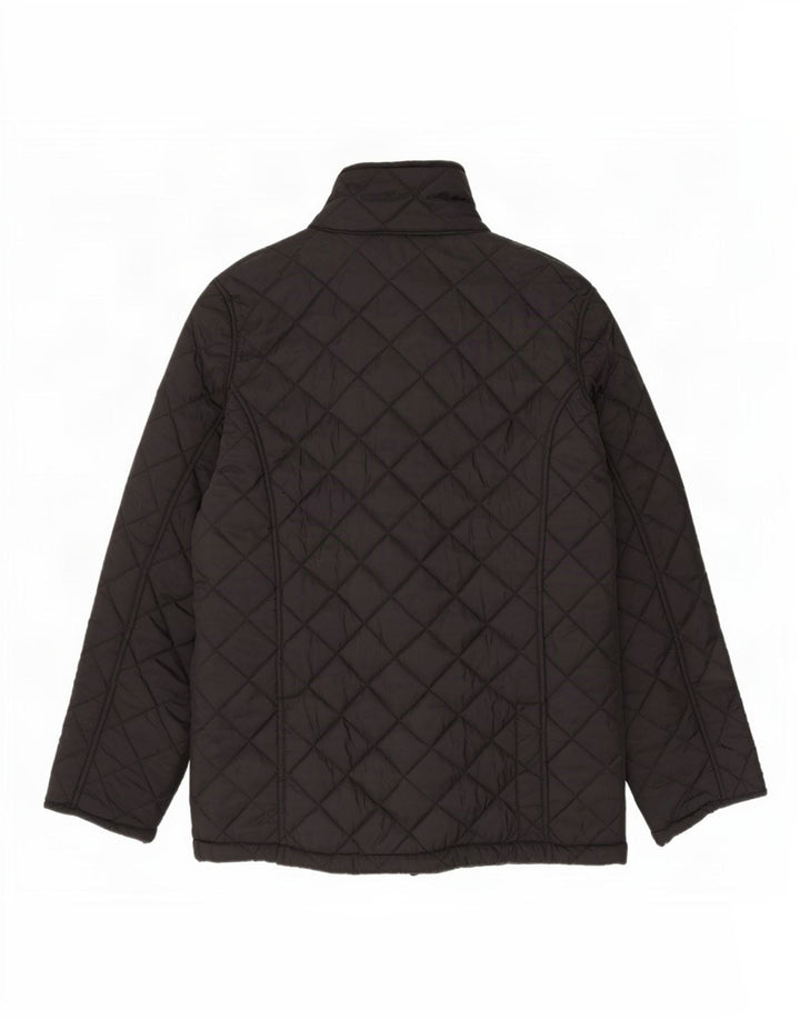 Giacca trapuntata vintage da uomo UK 42 XL nylon nero