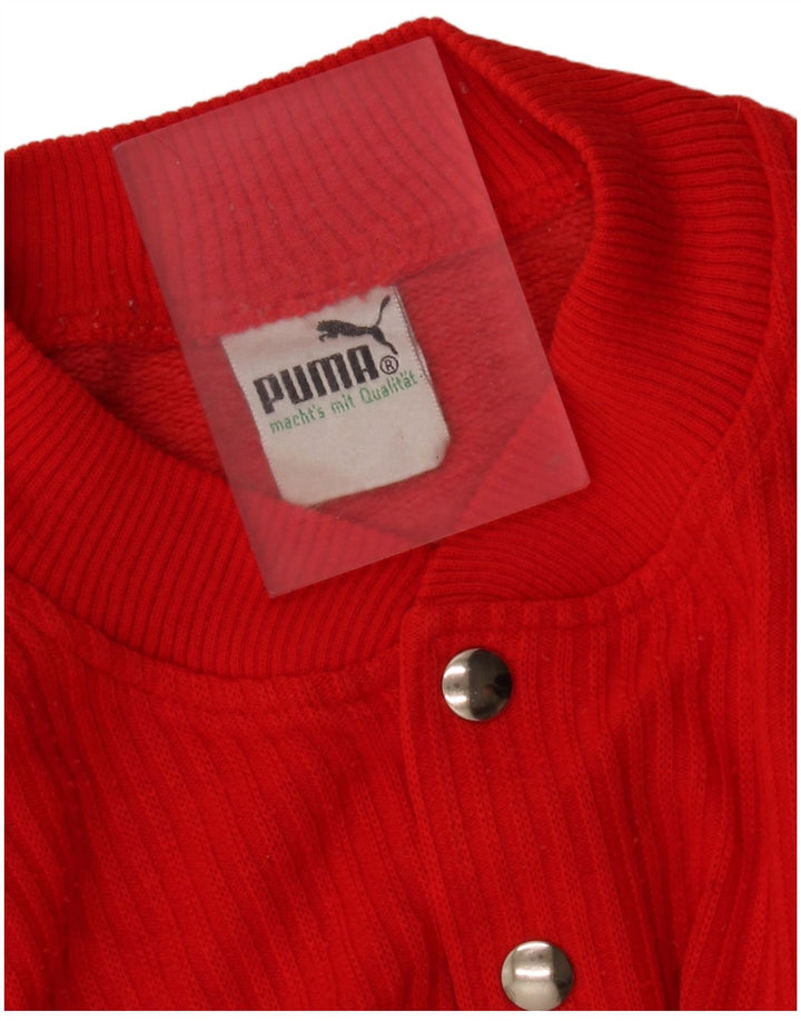 Felpa da uomo Puma Maglione grande rossa