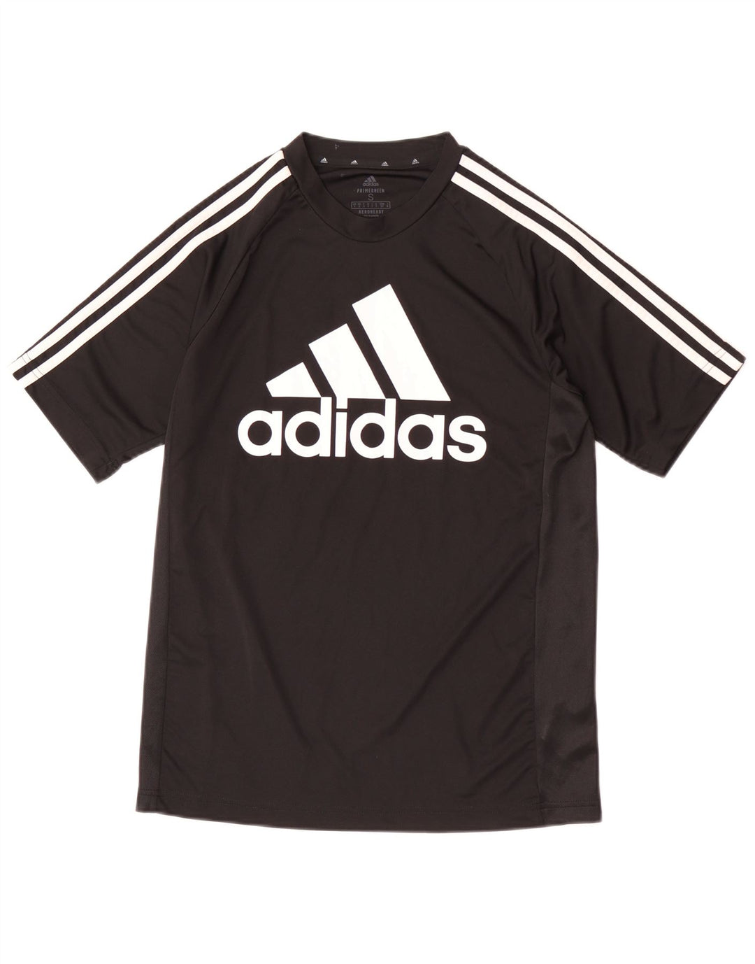 T-shirt grafica Adidas Aeroready da uomo, piccola, in poliestere nero