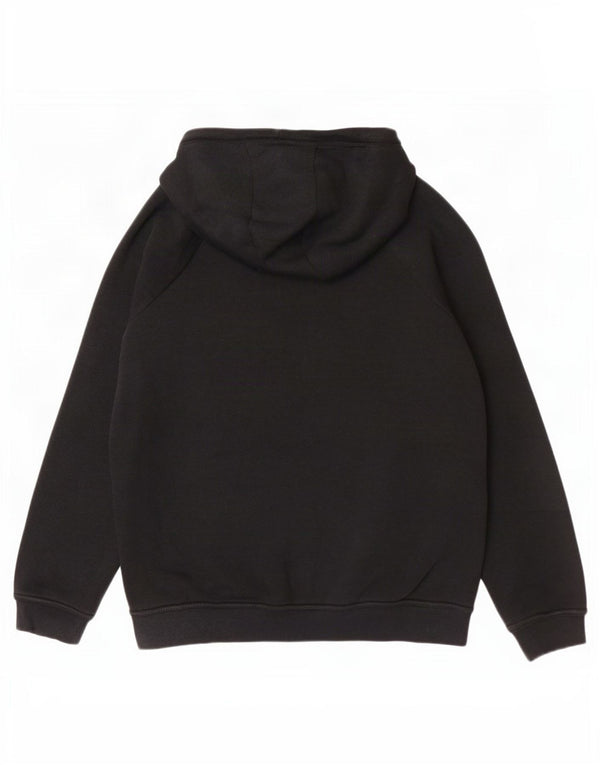 Felpa con cappuccio grafica da donna Nike UK 14 cotone medio nero