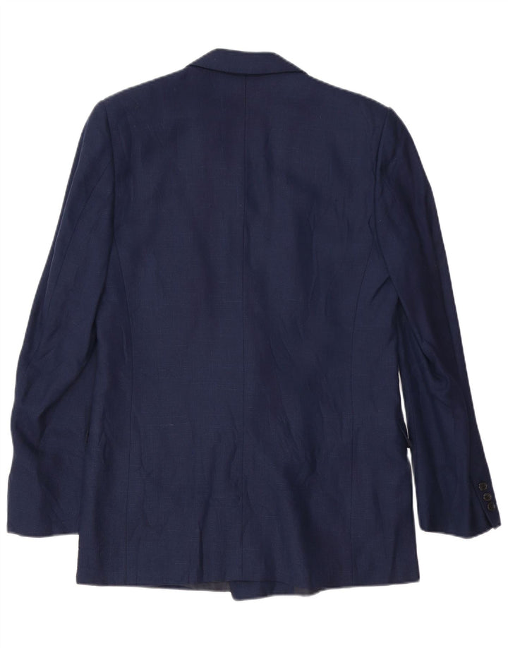 Giacca blazer doppiopetto da uomo San Remo IT 48 blu navy medio