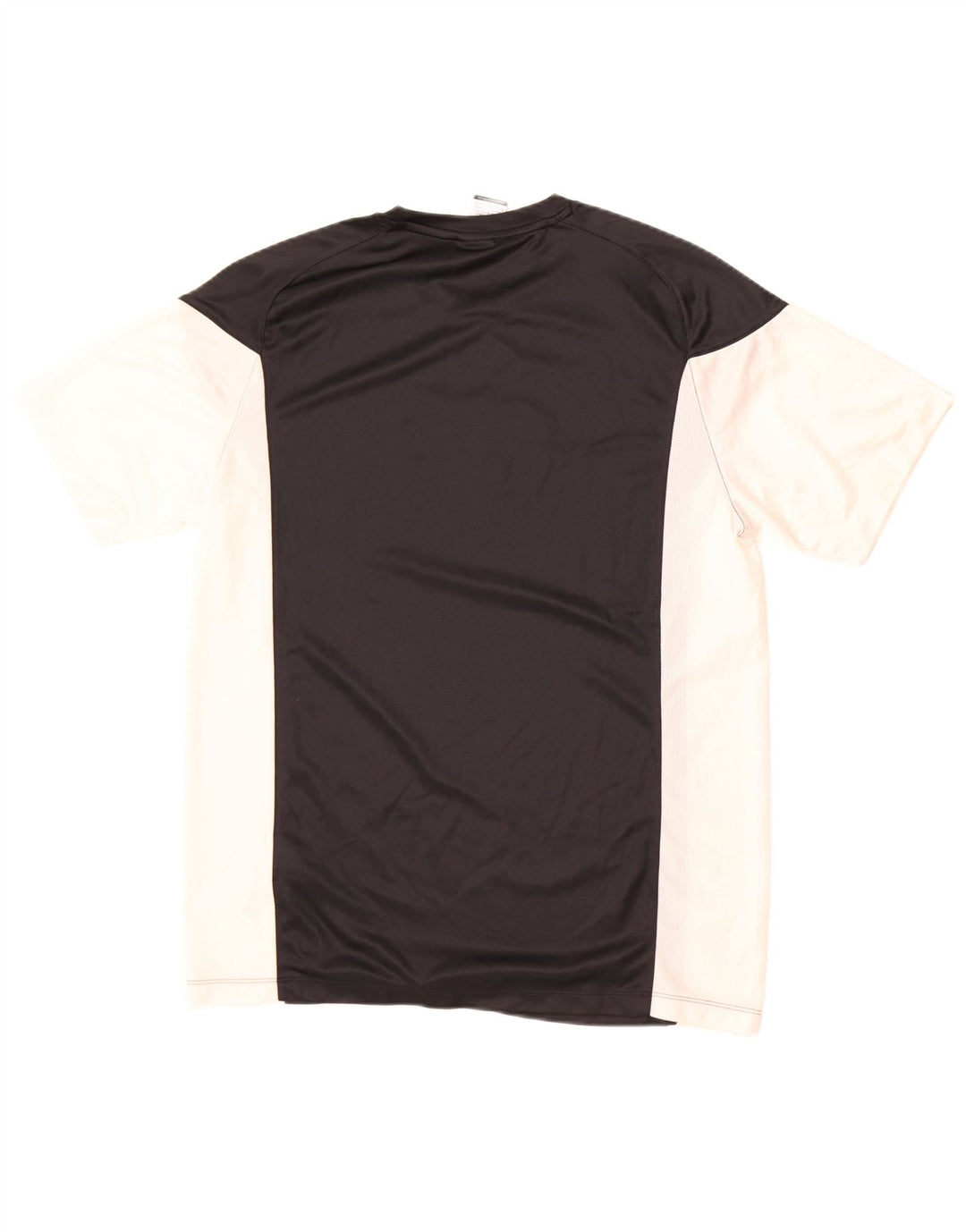 Nike - Maglietta grafica da uomo Dri Fit, grande, in poliestere color block nero