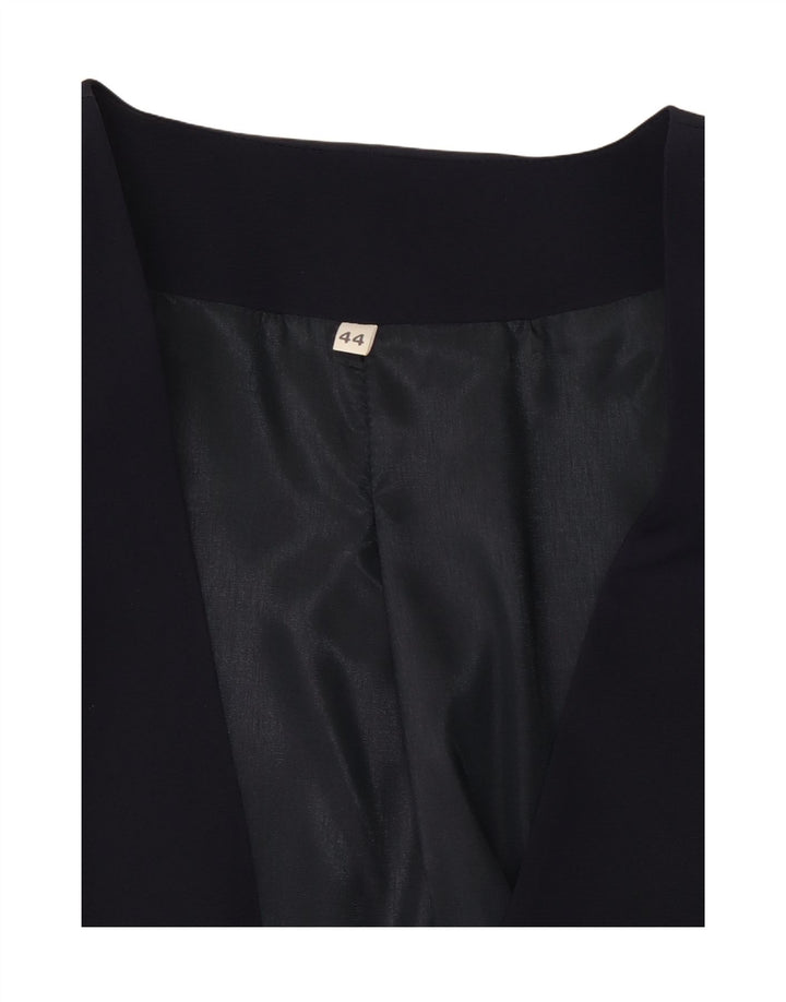 Giacca blazer doppiopetto da donna VINTAGE IT 44 medio blu navy