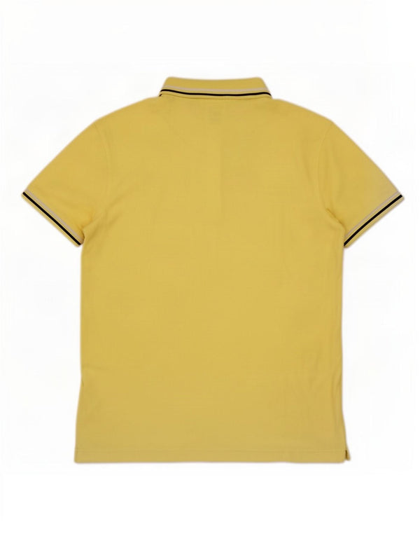 Polo da uomo Lotto XL in cotone giallo