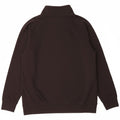 CHAMPION Mens Zip Neck Sweatshirt Jumper Medium Black Cotton