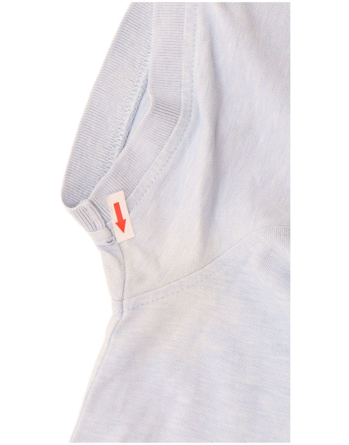 Polo da uomo slim fit Tommy Hilfiger in cotone blu medio