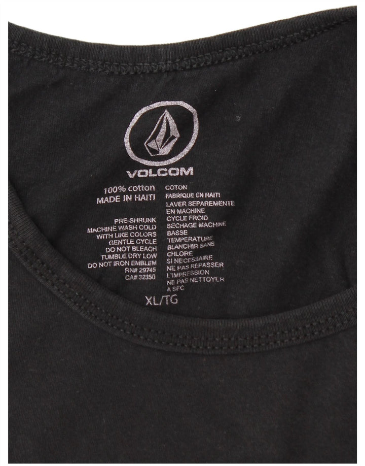 Canotta grafica da uomo VOLCOM XL in cotone nero