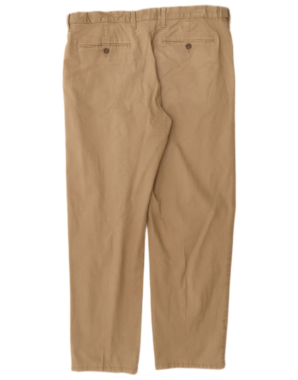 Pantaloni chino vestibilità regolare da uomo Marks & Spencer W38 L31 cotone beige