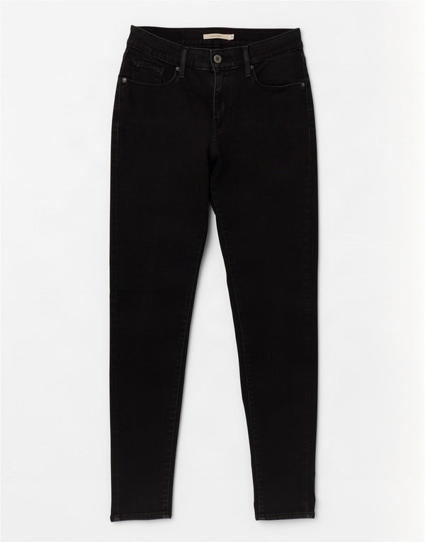 Jeans slim da donna Levi's W28 L30 cotone nero