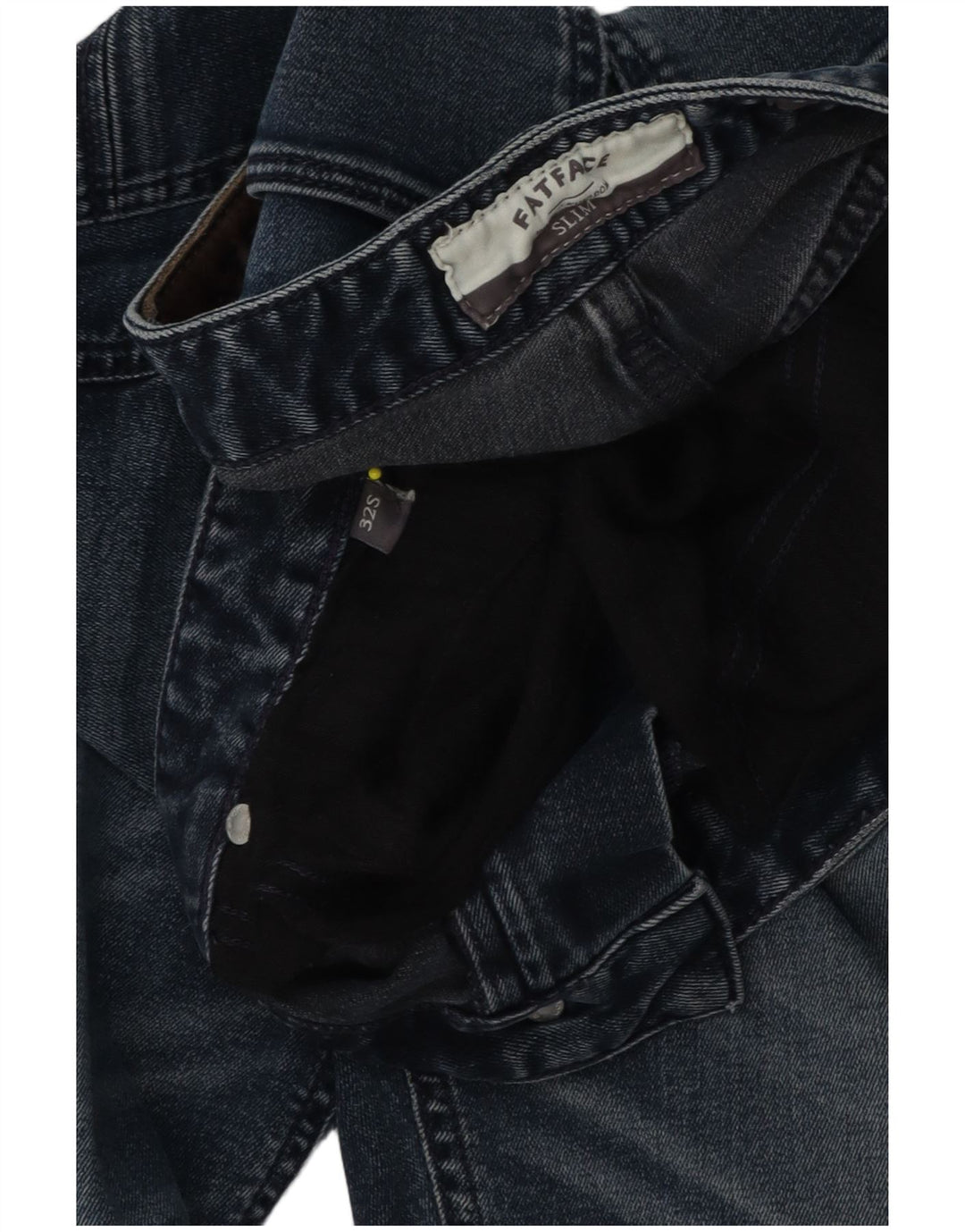 Jeans slim dritti da uomo Fat Face W32 L28 cotone blu