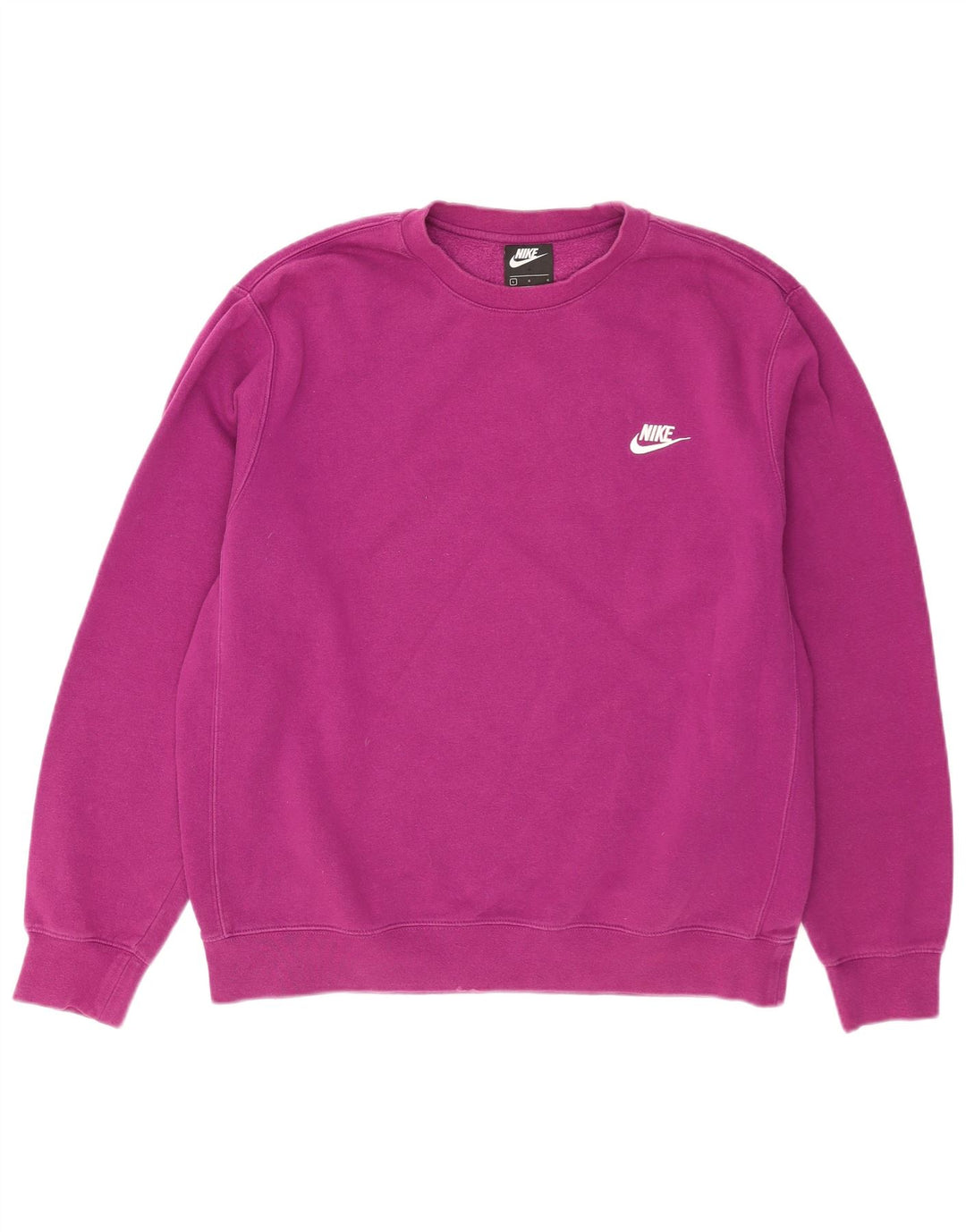 Felpa Nike Uomo Maglione Large Rosa Cotone