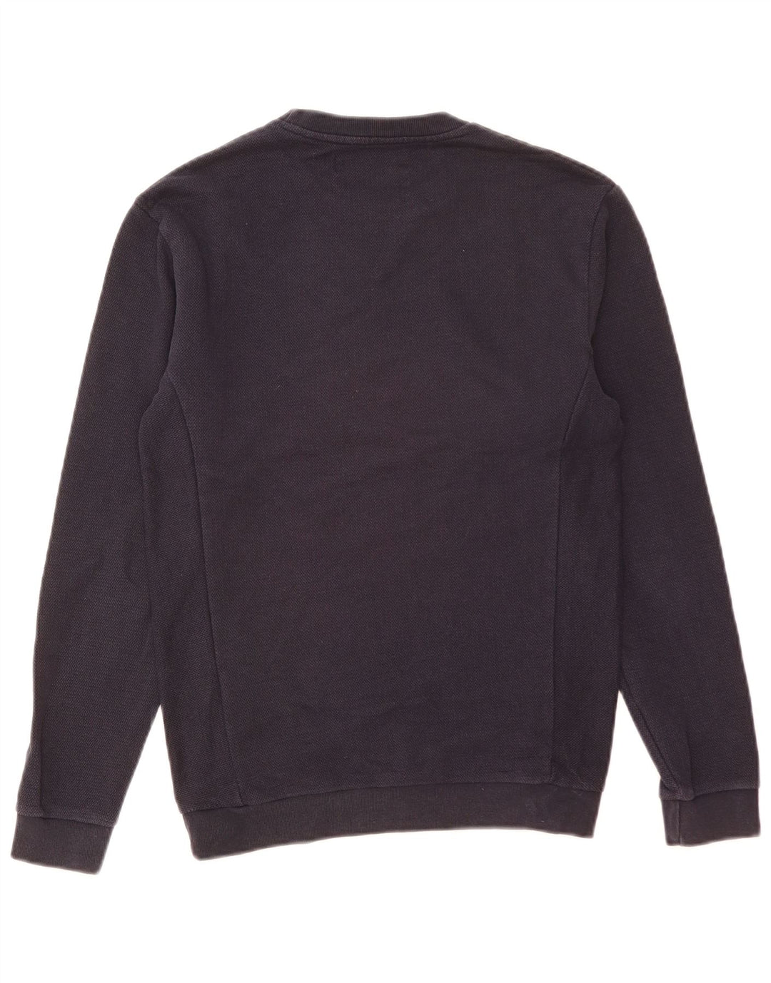 Felpa Zara da uomo maglione piccolo in cotone blu navy