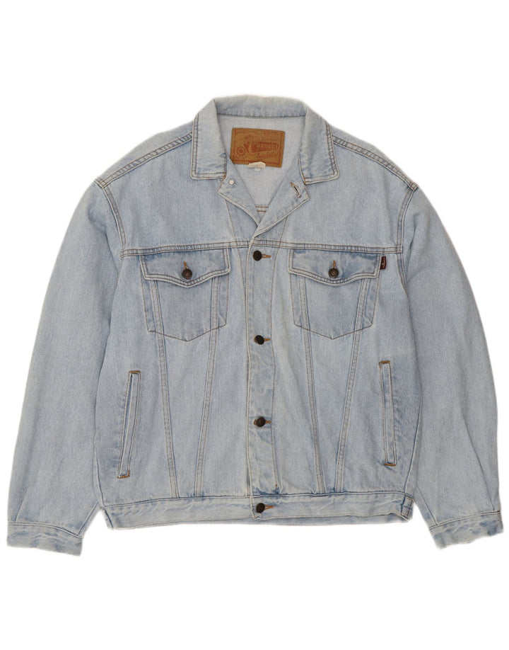 Casucci Giacca in denim da uomo UK 40 Large Blu Cotone