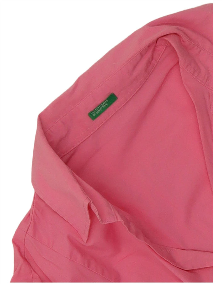 Camicia pullover da donna Benetton UK 12 Rosa medio