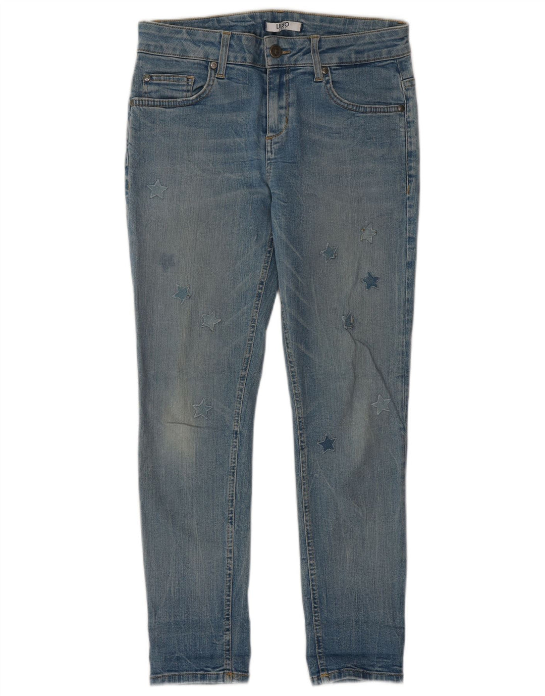 Jeans skinny da donna Liu Jo W28 L27 Blu geometrico