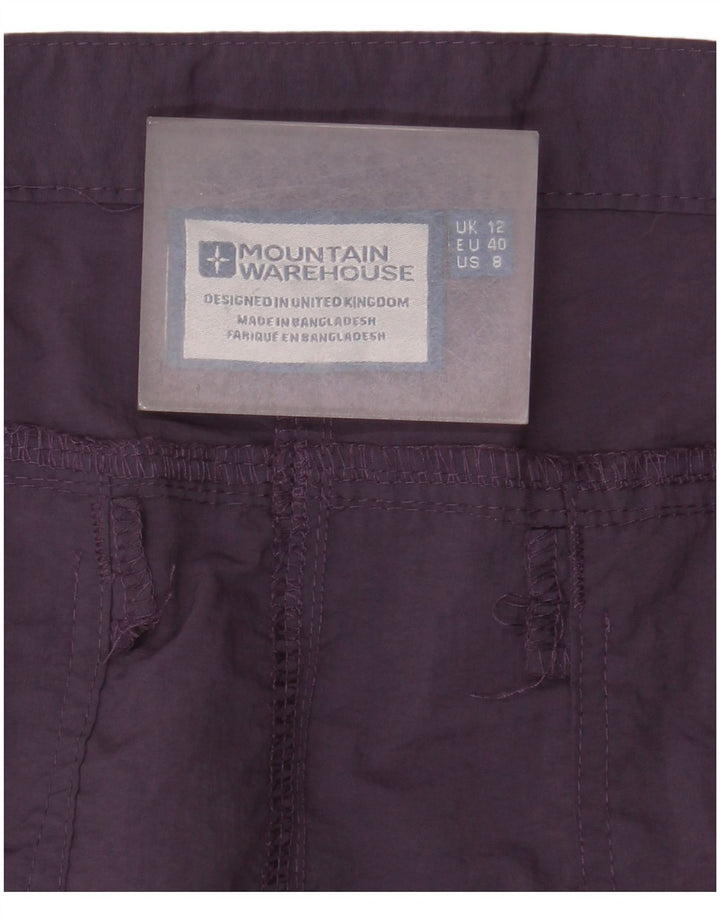 Pantaloncini cargo da donna Mountain Warehouse UK 12 medi W32 viola