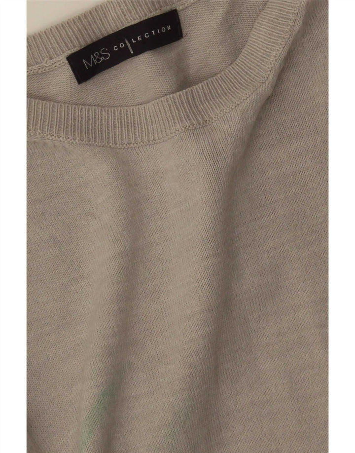 Maglione maglione con scollo a barca da uomo Marks & Spencer XS multicolore a blocchi di colore