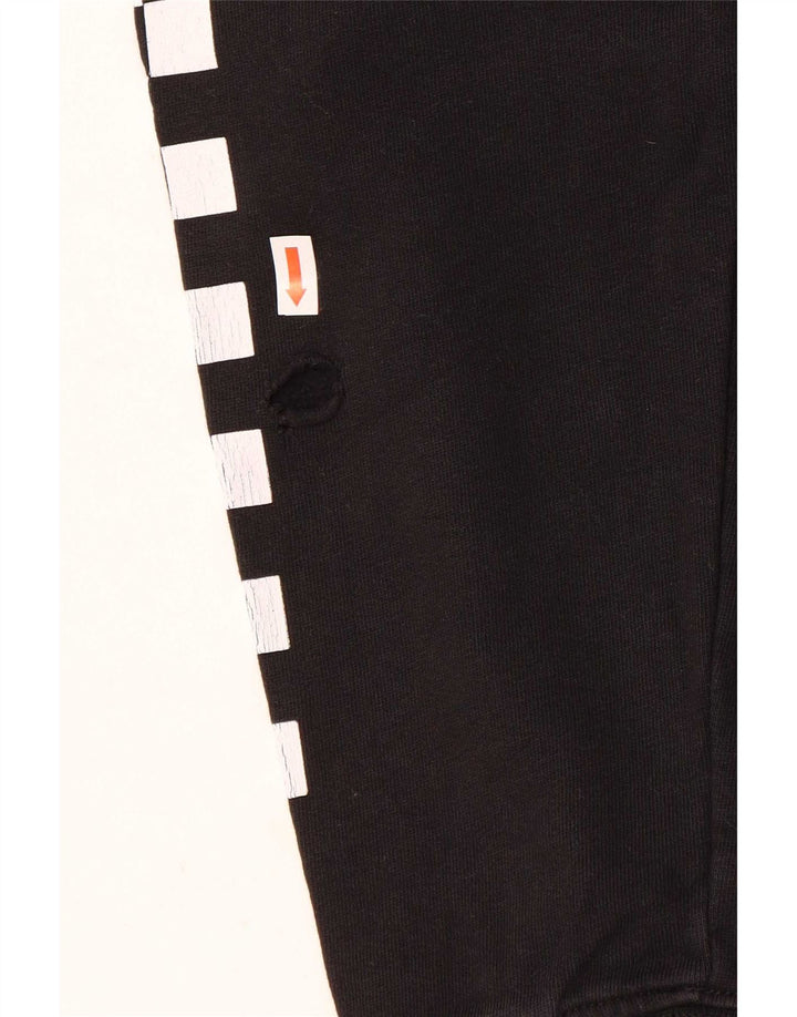 Felpa con grafica da donna Vans, maglione UK 16, grande, cotone nero