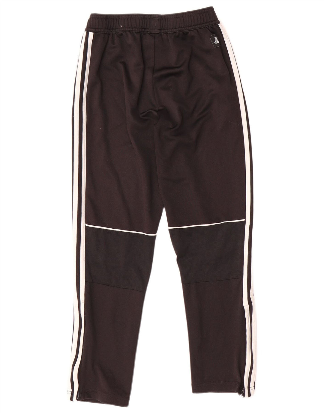 Pantaloni della tuta da ragazzo ADIDAS 11-12 anni in poliestere nero