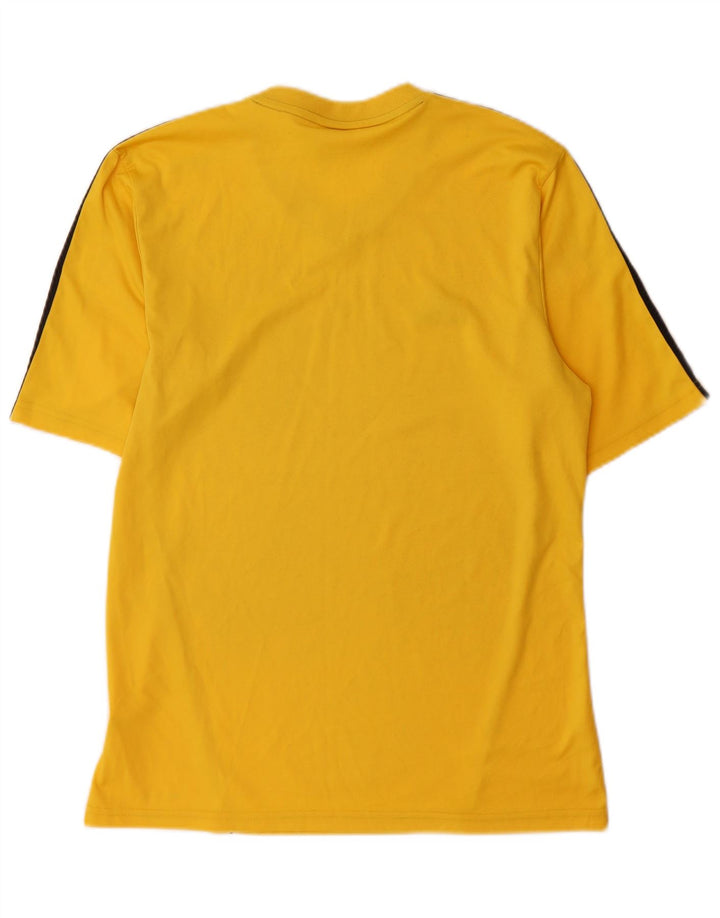 T-shirt Adidas Climalite da uomo Top color giallo medio