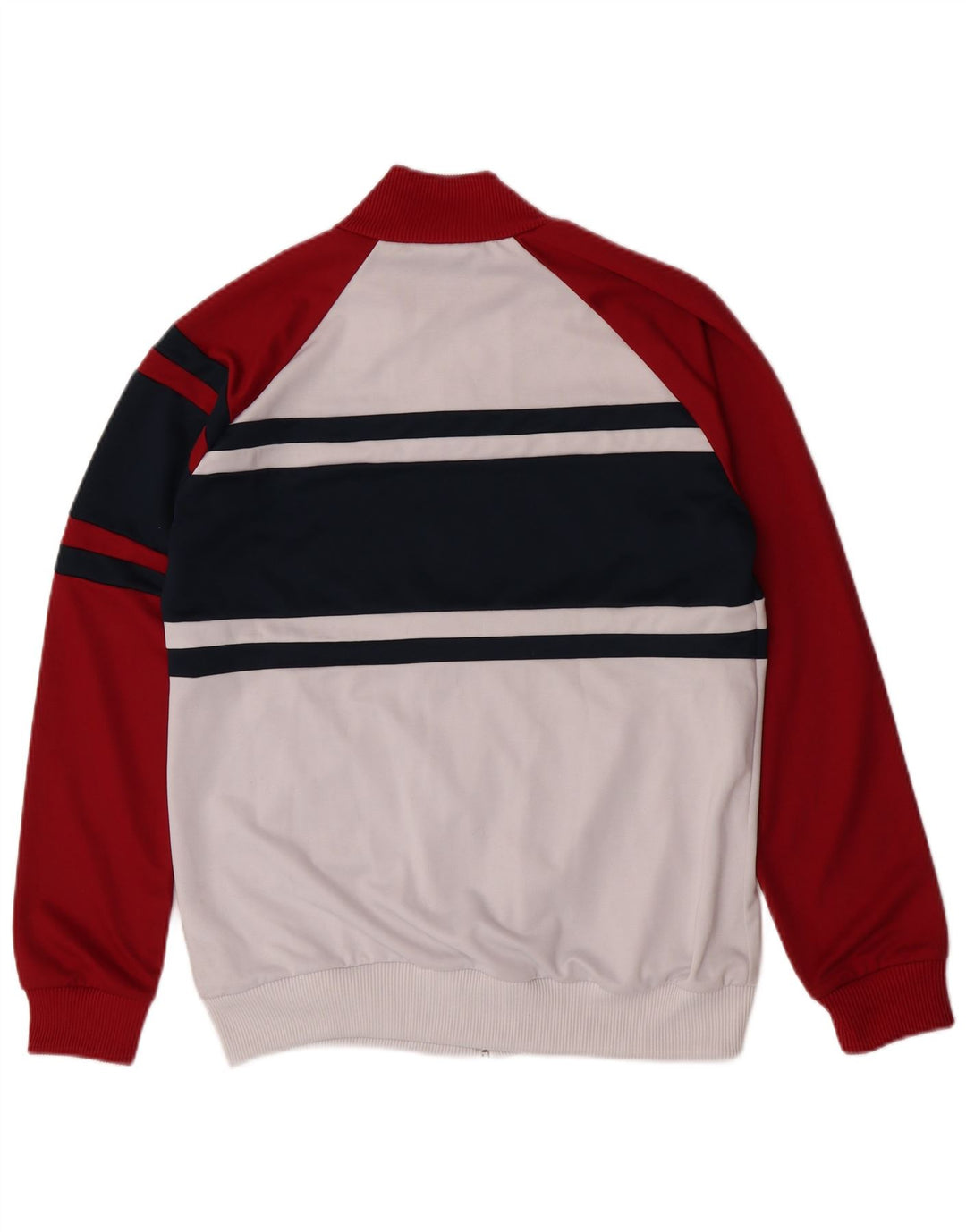 Giacca da tuta grafica da uomo Diadora XL poliestere color block bianco
