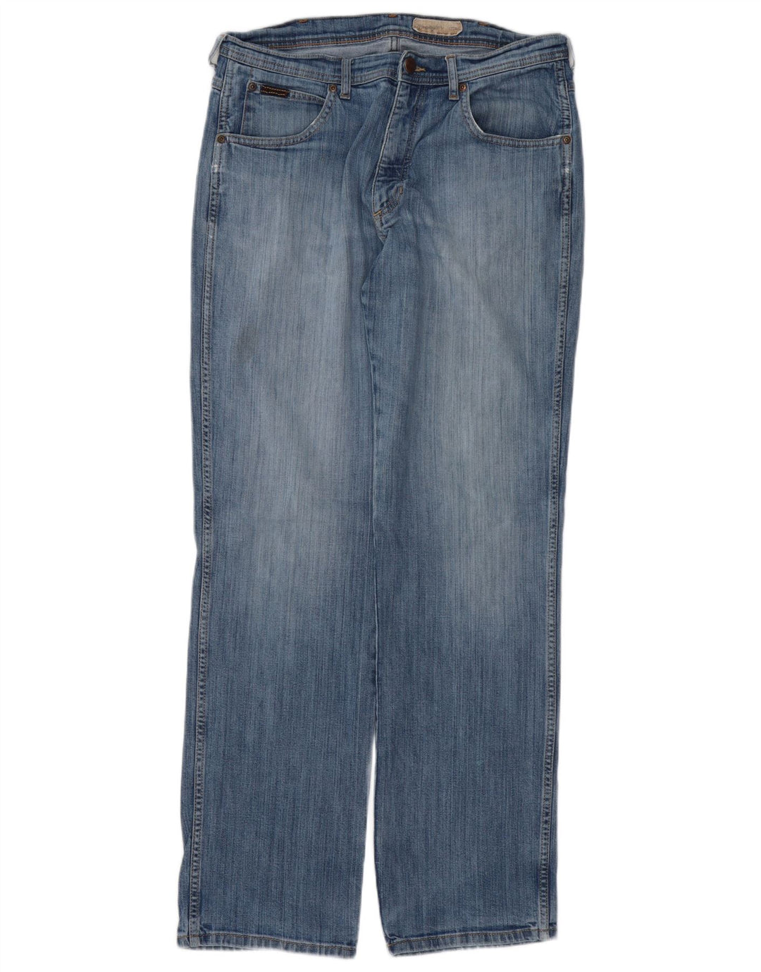Jeans dritti da uomo Utah WRANGLER W34 L34 cotone blu