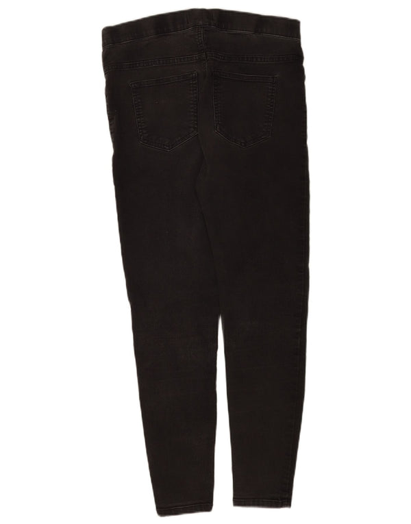 Jeans Jeggings da donna Marks & Spencer UK 12 medio W30 L35 cotone nero