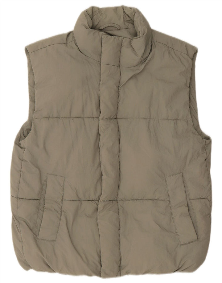 Gilet imbottito Zara per ragazzi 13-14 anni in nylon kaki