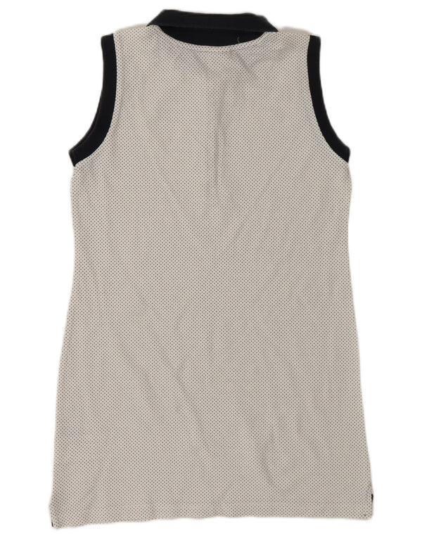 Abito polo senza maniche per bambina NORTH SAILS 13-14 anni in cotone maculato bianco