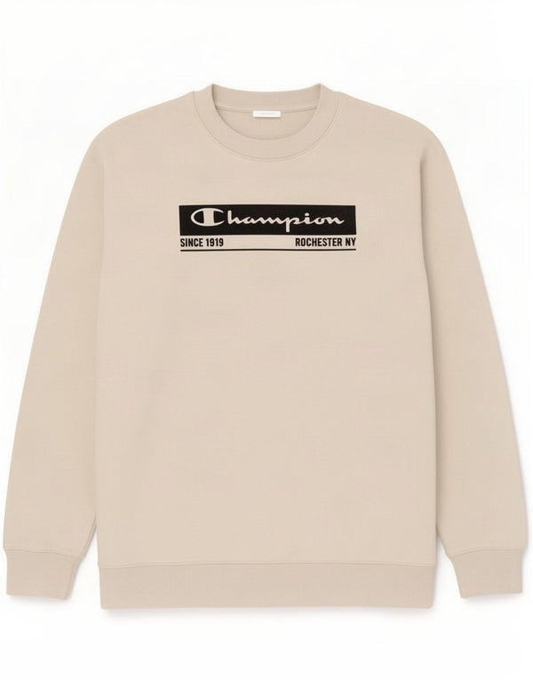 Felpa con cappuccio grafica Champion da ragazzo 13-14 anni XL bianca