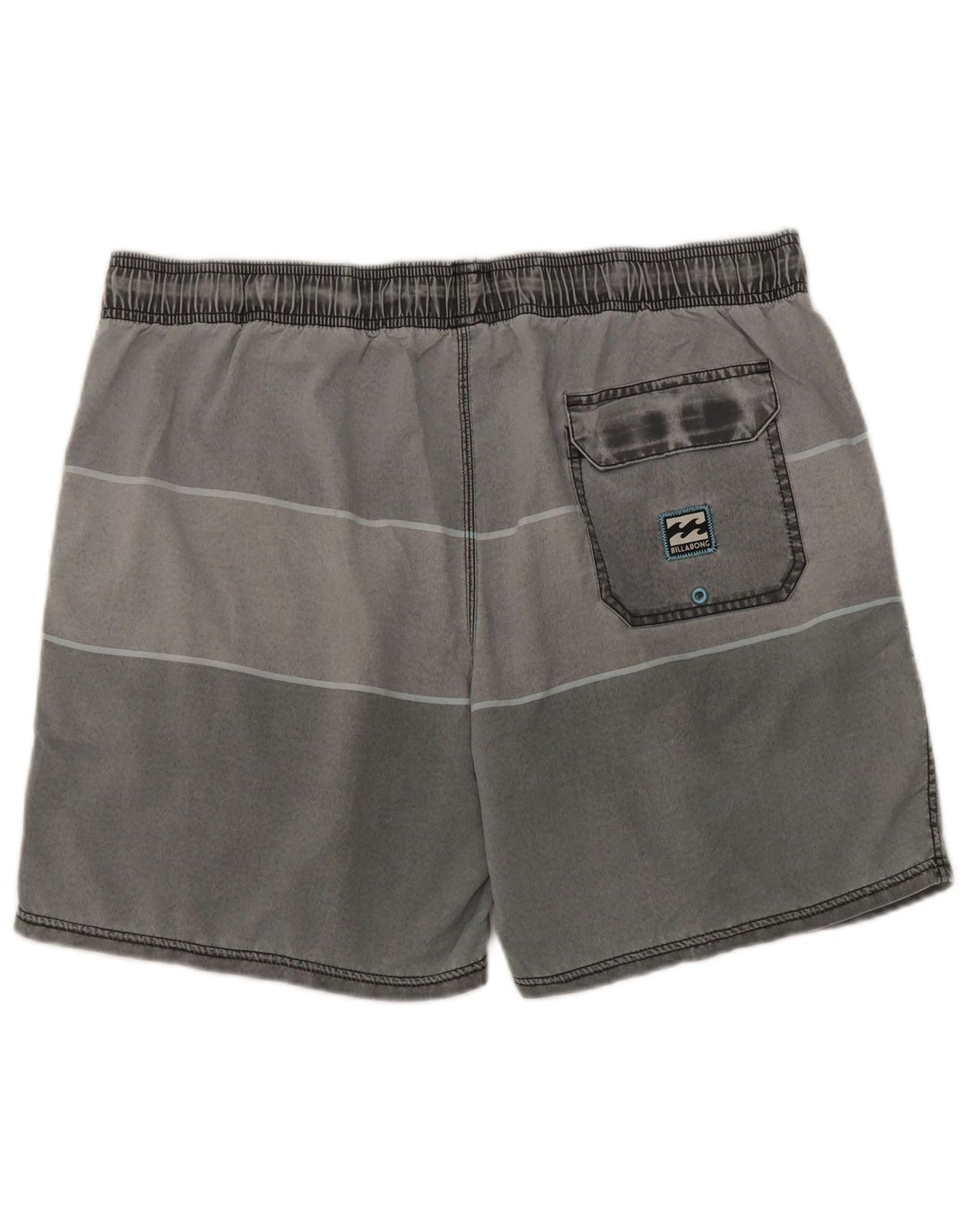Pantaloncini da bagno da uomo Billabong XL poliestere a righe grigie