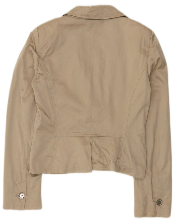 Giacca blazer a 2 bottoni corta da donna Max & Co. UK 12 Beige medio